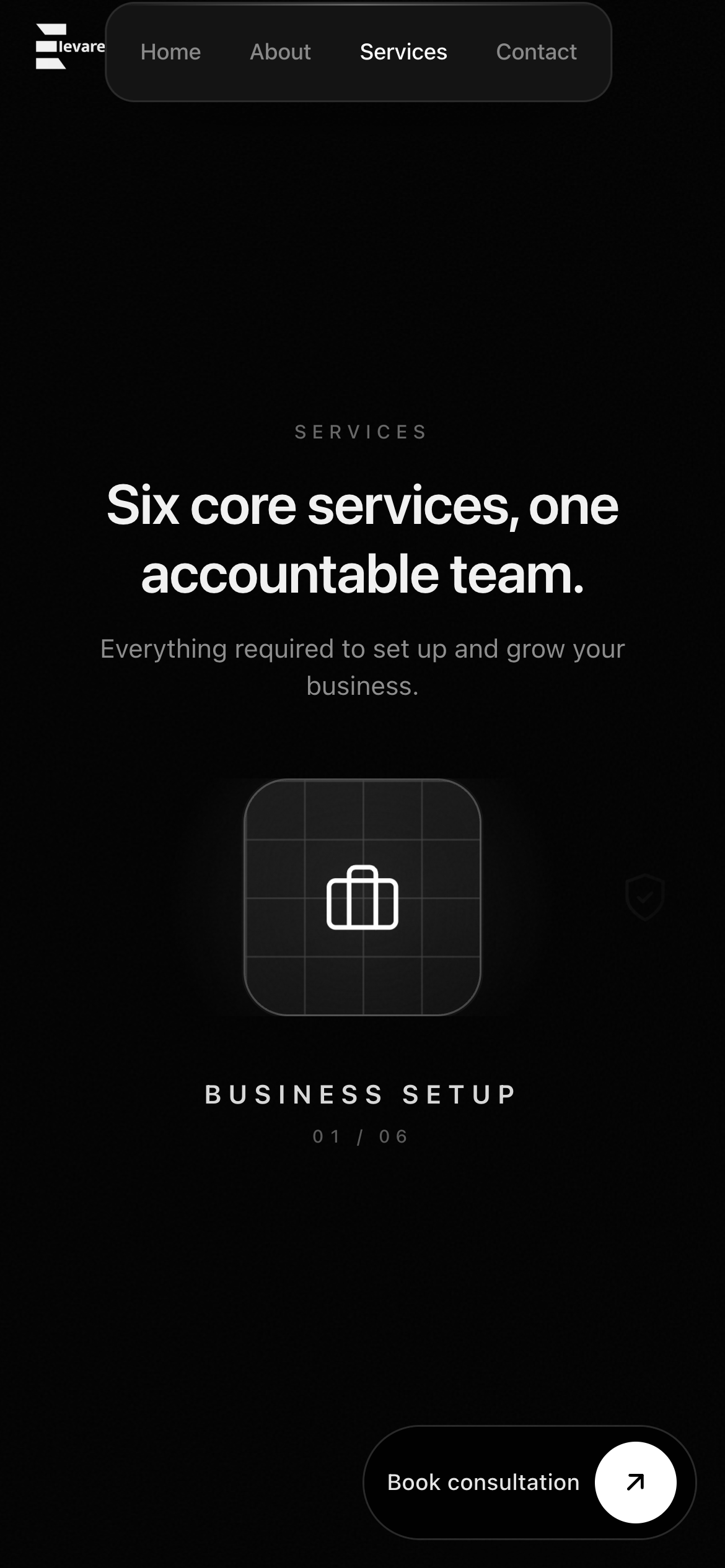 Mobile services banner